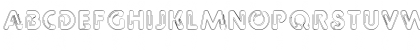 Paper Clip Outline Regular Font