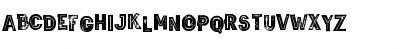 Wagoon bold inline grunge Regular Font