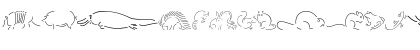 Animal Sketches Regular Font Animal Sketches Regular Font