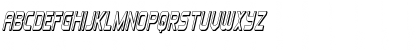 Blizzard Shaft 3D Semi-Italic Regular Font