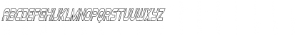 Blizzard Shaft Outline SemItal Regular Font Blizzard Shaft Outline SemItal Regular Font