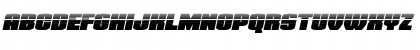Elephant Gun Halftone Italic Regular Font