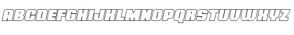 Elephant Gun Outline Italic Regular Font