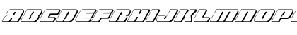 Capricus 3D Italic Italic Font