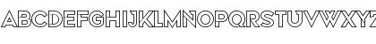 Nehad Hollow Regular Font