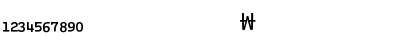 Numbers Greenback Regular Font