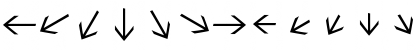 Sebastian Arrrows Text Regular Font Sebastian Arrrows Text Regular Font