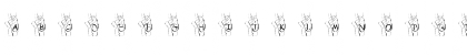 pf_ballet slippers Regular Font