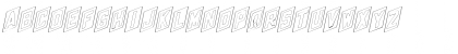 PlacecardOutline Italic Font