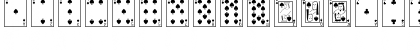 Playing Cards Regular Font Playing Cards Regular Font