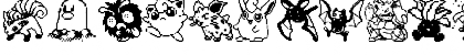 Pokemon pixels 1 Regular Font Pokemon pixels 1 Regular Font