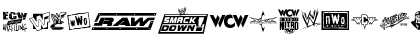 Pro Wrestling Logos Regular Font