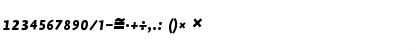 Profile Bold Italic Font