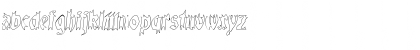 QuaelGothicHollow Regular Font QuaelGothicHollow Regular Font