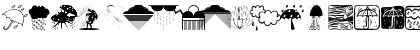 RainmansWeatherreport Regular Font