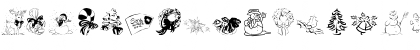 RK Christmas Collection 1 Regular Font RK Christmas Collection 1 Regular Font