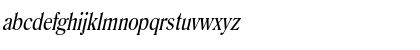 RoomyCondensed Italic Font