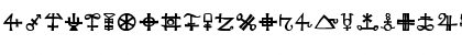 SacredOldSymbols Regular Font SacredOldSymbols Regular Font