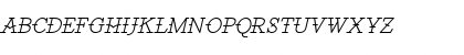 Santiago BTN Light Oblique Font