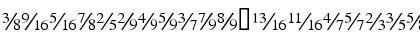SeriFractions Regular Font