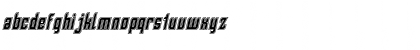 SF Piezolectric Inline Oblique Font