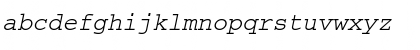 Courier Italic Font