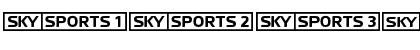 SKYfontsport Regular Font SKYfontsport Regular Font