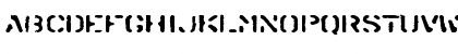 SprayStencilExtended Regular Font