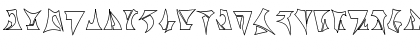 ST Klinzhai Hollow Regular Font ST Klinzhai Hollow Regular Font