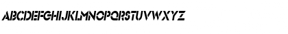 Stencil SansCondensed Italic Font Stencil SansCondensed Italic Font