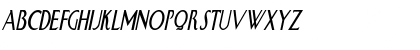 SwanCondensed Italic Font