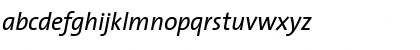 TheSans Regular Italic Font TheSans Regular Italic Font