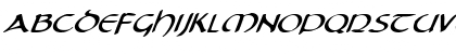 Tristram Expanded Italic Expanded Italic Font