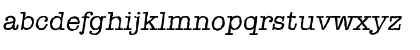 TypewriterAntique Italic Font
