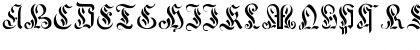 Curved Manuscript, 17th c. Regular Font Curved Manuscript, 17th c. Regular Font