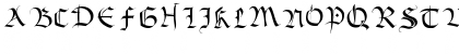 BastardaMajuskel1300 Regular Font