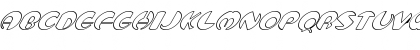 BeastlyHollowItalics Regular Font BeastlyHollowItalics Regular Font