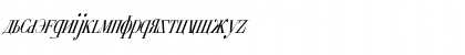 Cyberia Condensed Italic Condensed Italic Font