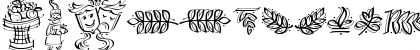 DF Calligraphic Ornaments Medium Font