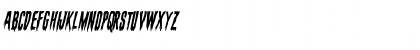 Eva Fangoria Condensed Italic Condensed Italic Font