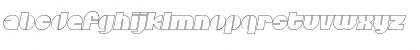 DiscoOutline Italic Font