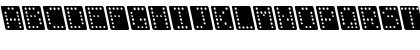 Domino bred kursiv Regular Font