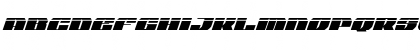 Joy Shark Laser Semi-Condensed Italic Semi-Condensed Italic Font