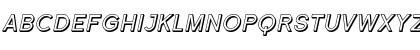 Florencesans SC Shaded Italic Font