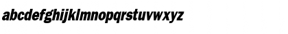 Francis Gothic Reduced Italic Font