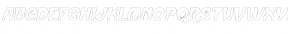 FrenchBeanOutline Oblique Font FrenchBeanOutline Oblique Font