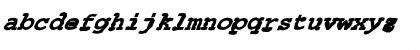 FZ BASIC 54 MANGLED ITALIC Normal Font