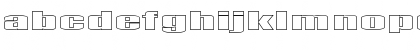 FZ BASIC 9 HOLLOW Normal Font