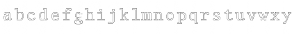 FZ DIGITAL 1 HOLLOW Normal Font FZ DIGITAL 1 HOLLOW Normal Font