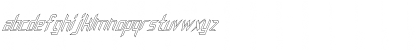 FZ DIGITAL 8 HOLLOW ITALIC Normal Font FZ DIGITAL 8 HOLLOW ITALIC Normal Font